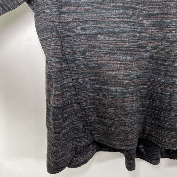 Nike Crewneck Sweater Womens Size Large Black Colorful Heathered Sweatshirt - Picture 6 of 12